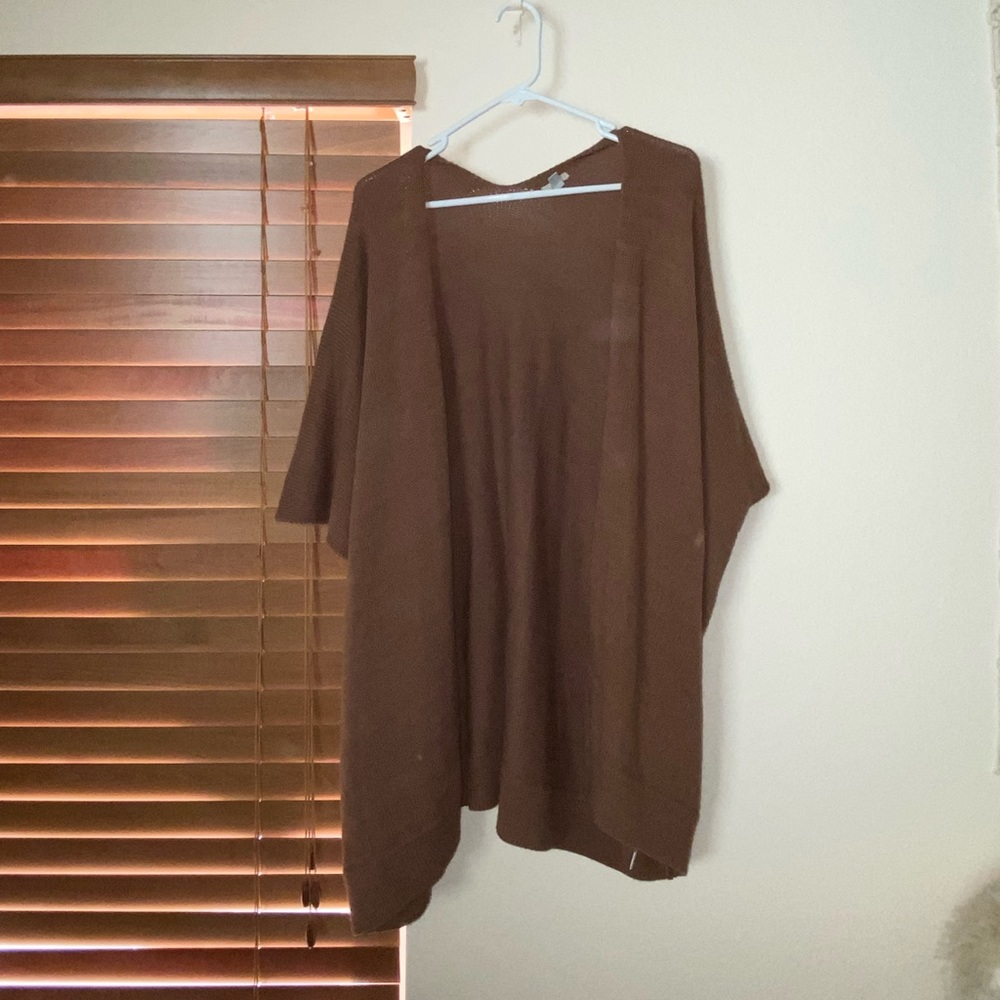 long soft cardigan